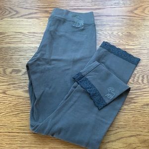 Abercrombie and Fitch ankle length gray leggings